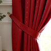 Madison Ready Made Pencil Pleat Curtains Red