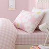 Bedlam Retro Daisy Duvet Cover Bedding Set Pink
