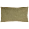 Yard Ribble Acid Wash Cotton 40cm x 60cm Filled Boudoir Khaki
