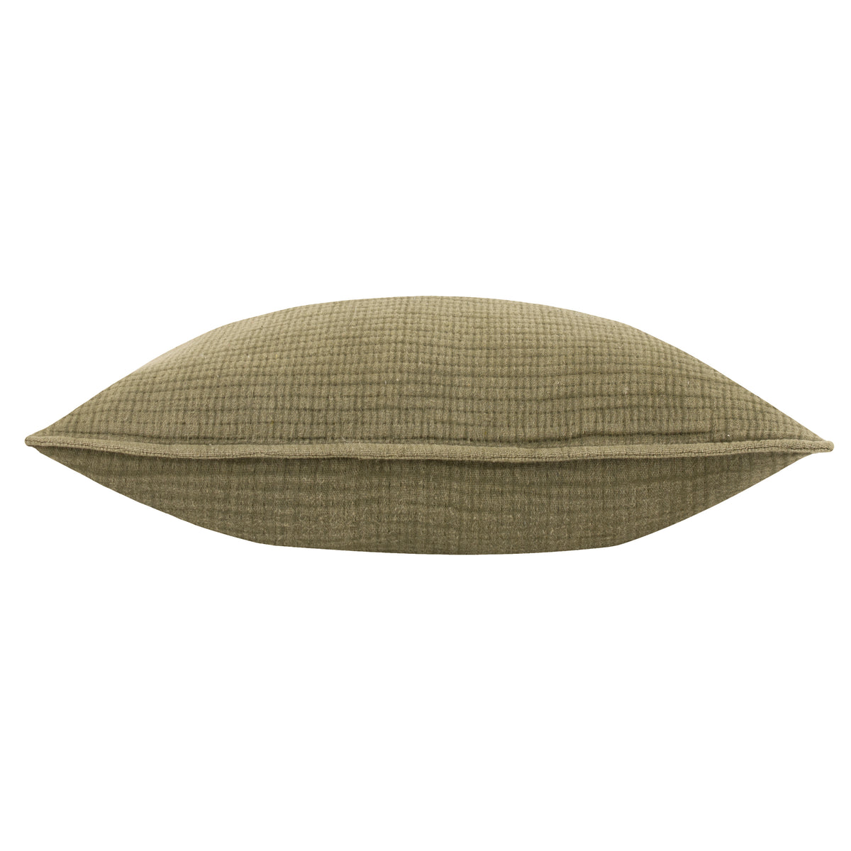 Yard Ribble Acid Wash Cotton 40cm x 60cm Filled Boudoir Khaki