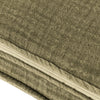 Yard Ribble Acid Wash Cotton 40cm x 60cm Filled Boudoir Khaki