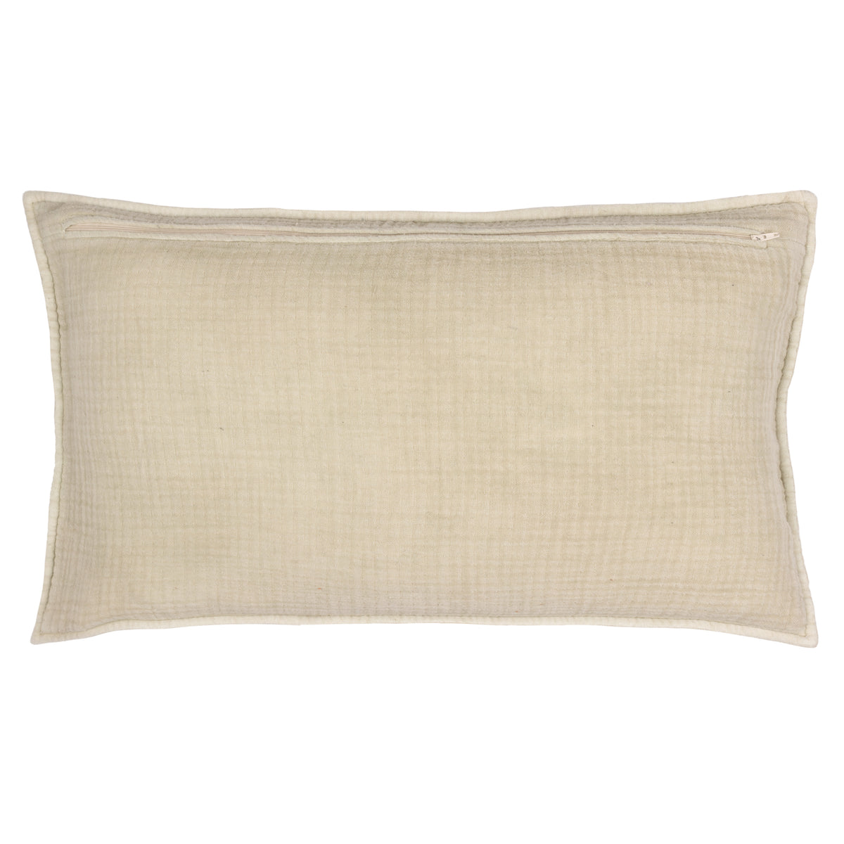 Yard Ribble Acid Wash Cotton 40cm x 60cm Filled Boudoir Natural