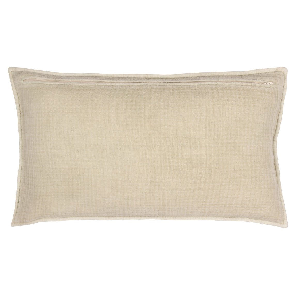 Yard Ribble Acid Wash Cotton 40cm x 60cm Filled Boudoir Natural
