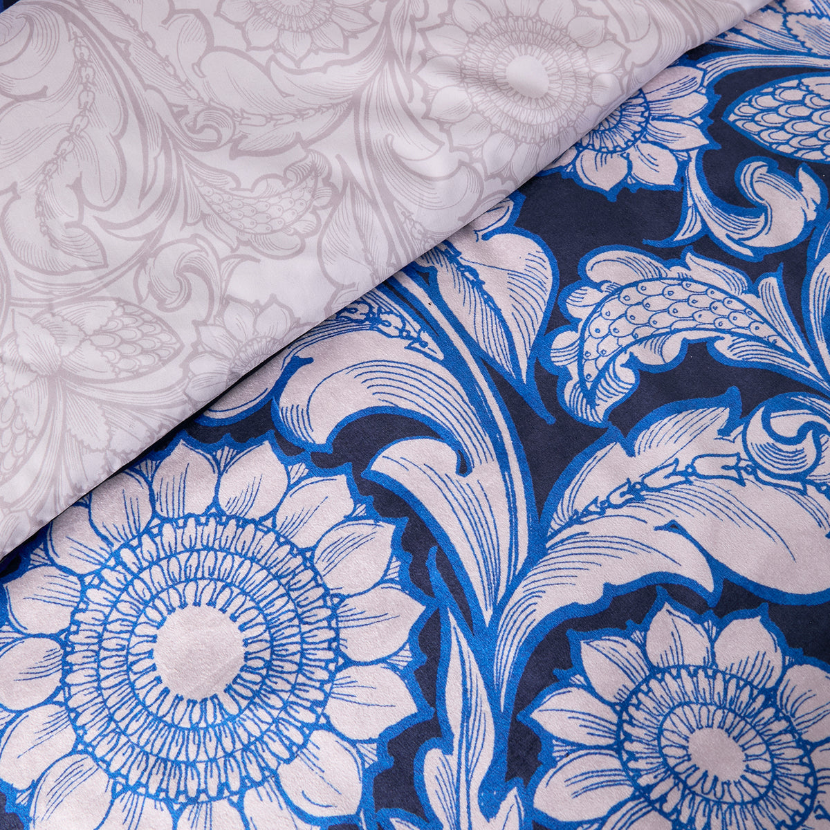 Laurence Llewelyn-Bowen Romilly Jacquard Duvet Cover Bedding Set Blue