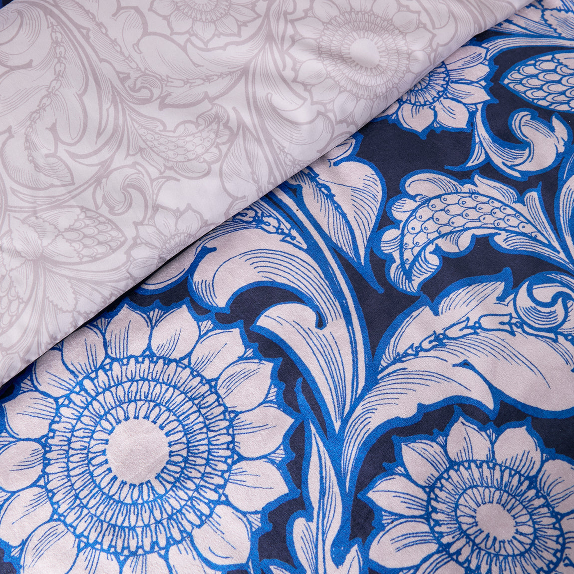 Laurence Llewelyn-Bowen Romilly Jacquard Duvet Cover Bedding Set Blue