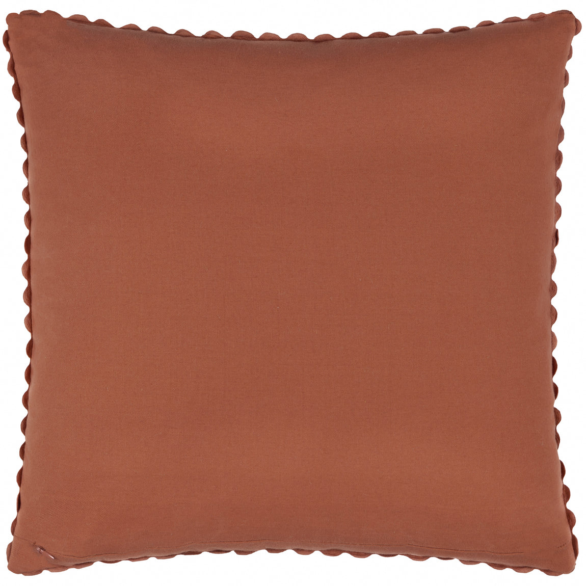 Sanderson Robins Wood Printed 50cm x 50cm Filled Cushion Russet Ink
