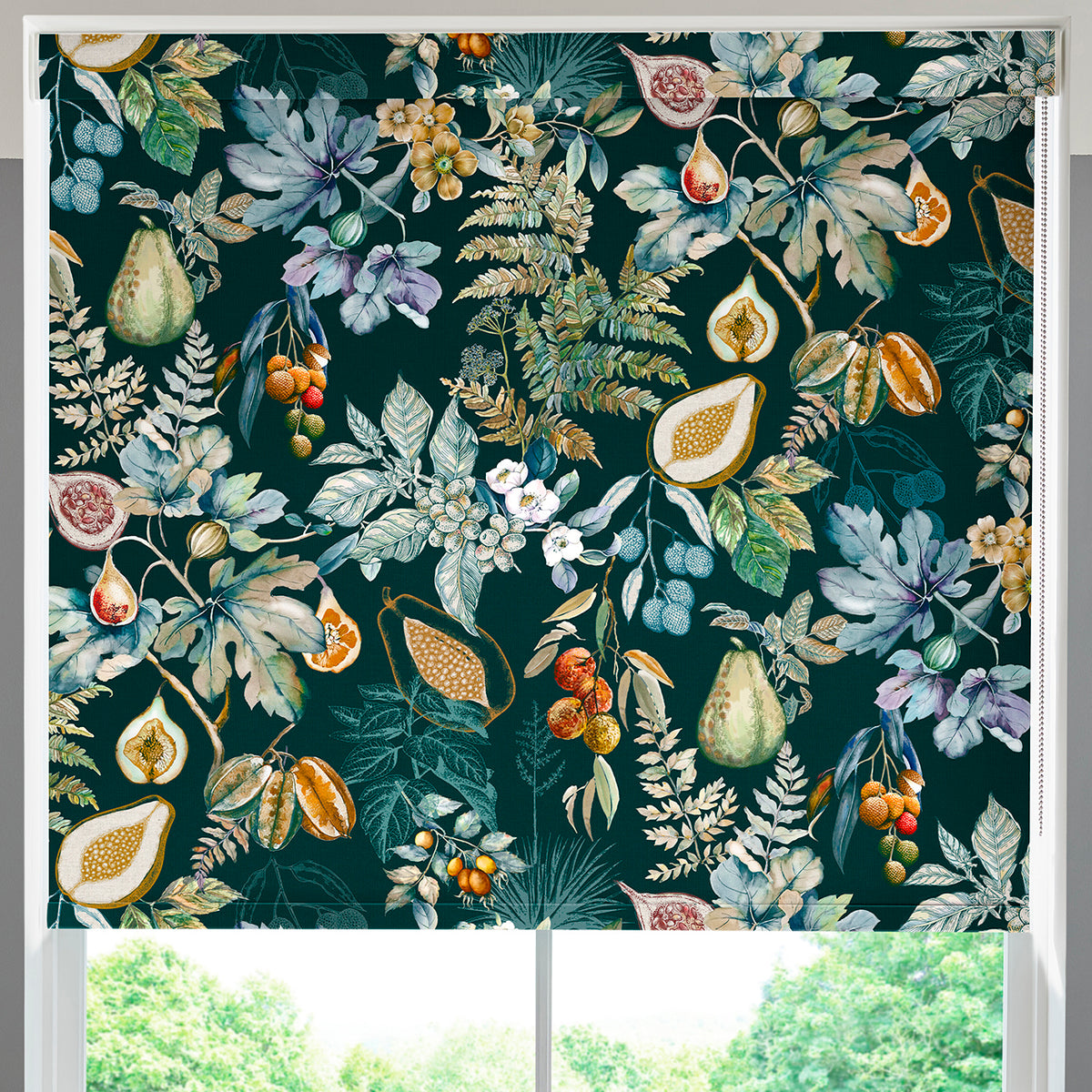 Rosales Translucent Made to Measure Roller Blind Forest