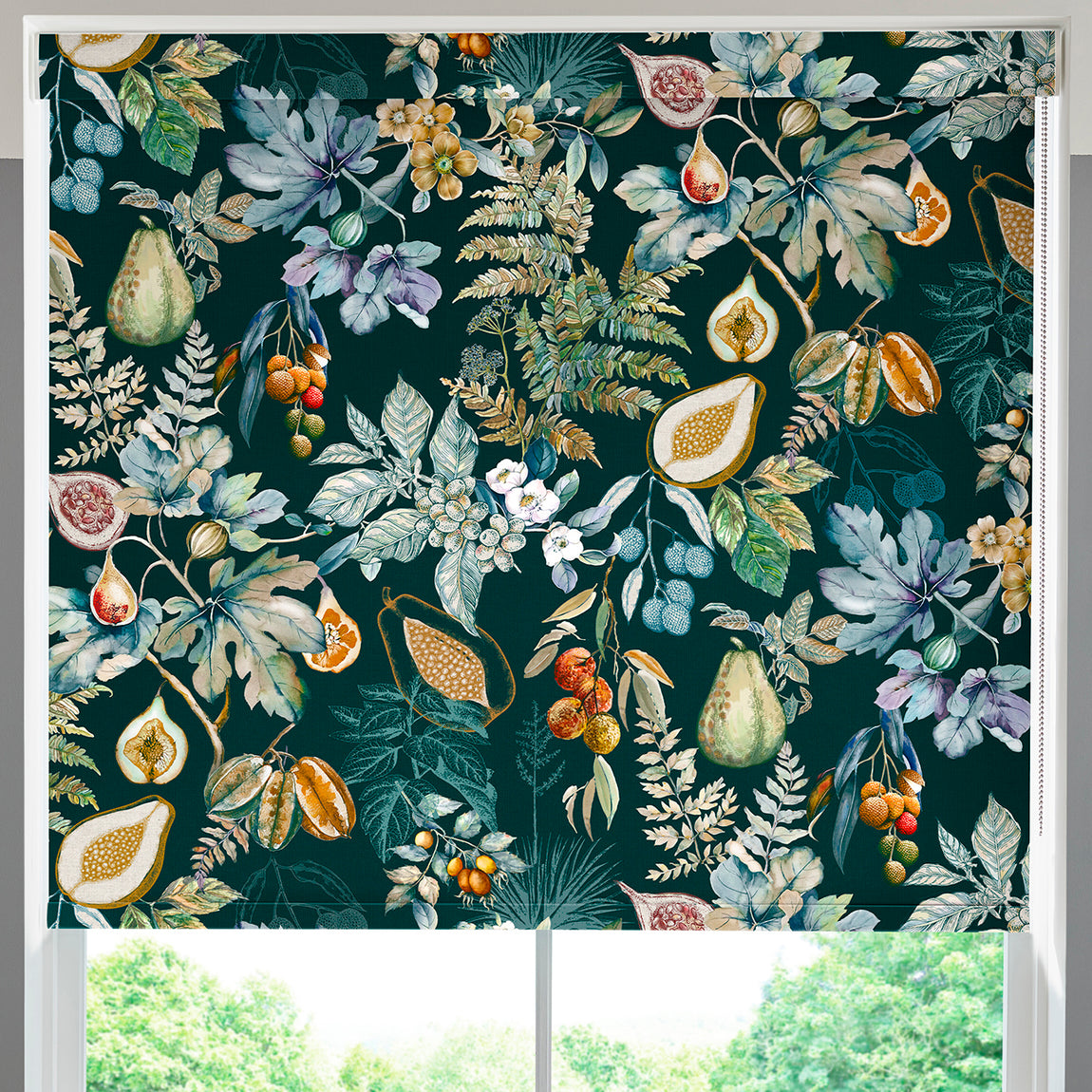 Rosales Translucent Made to Measure Roller Blind Forest