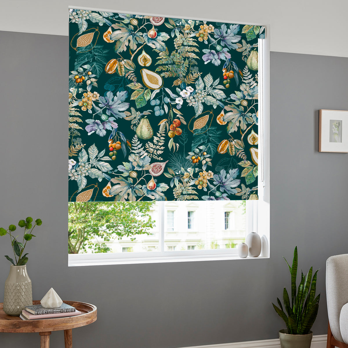 Rosales Translucent Made to Measure Roller Blind Forest