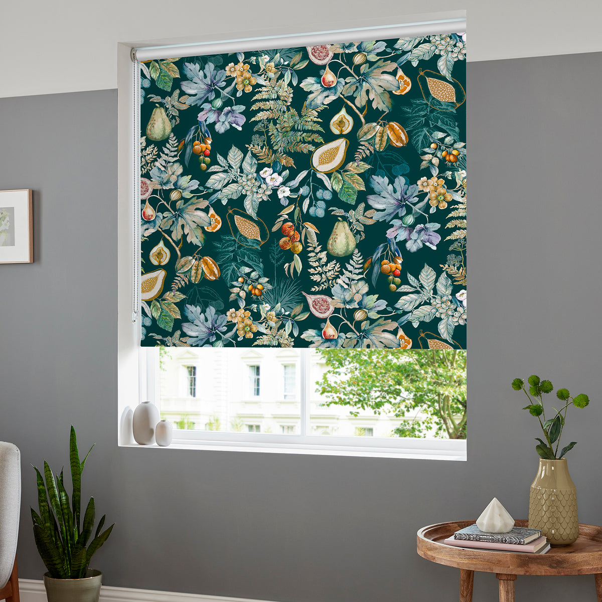 Rosales Translucent Made to Measure Roller Blind Forest