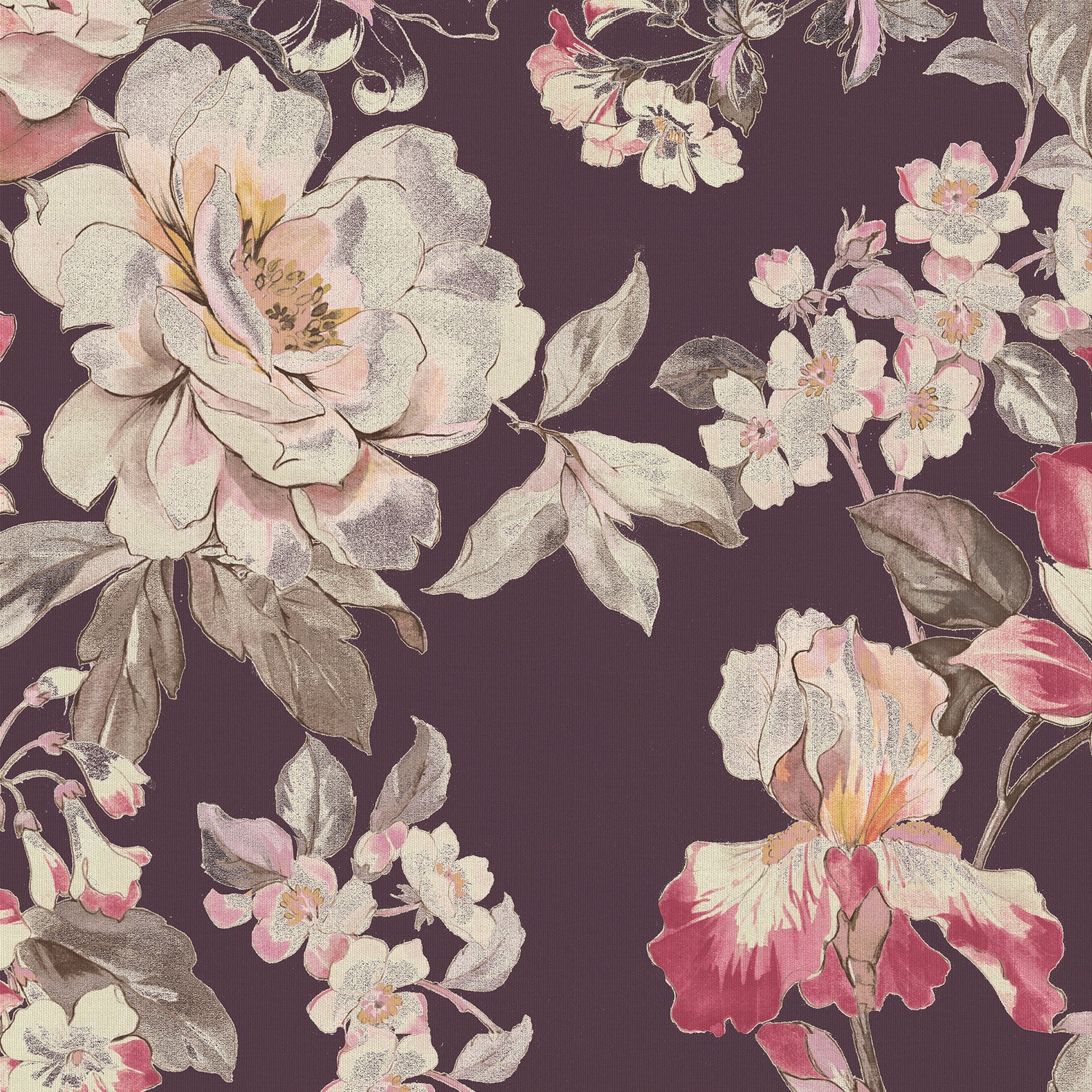 Bloom Made to Measure Blackout Roller Blind Blackberry