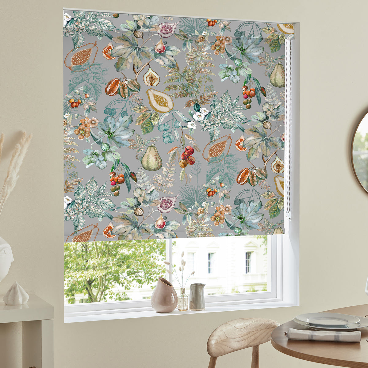 Rosales Made to Measure Blackout Roller Blind Stone