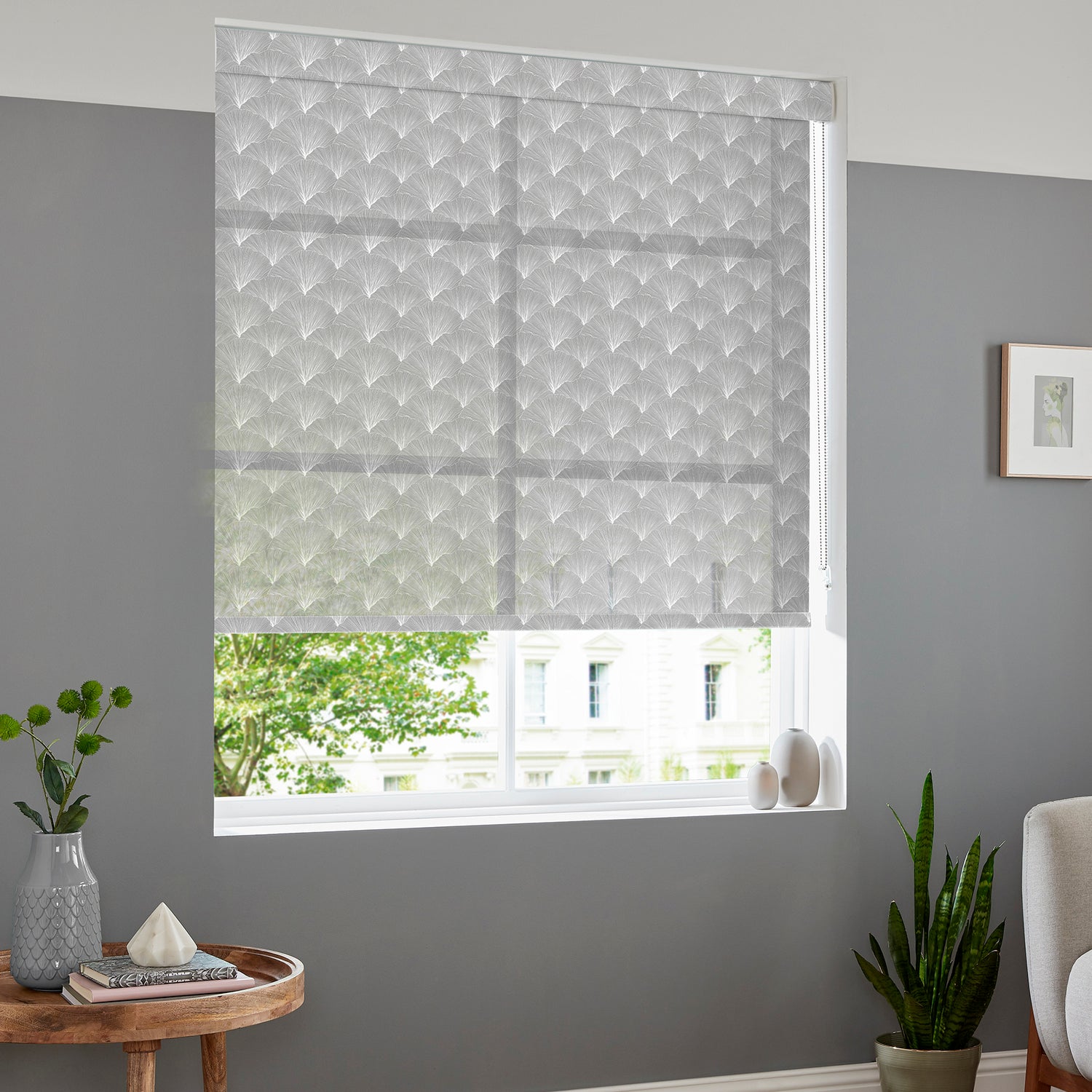 Testa Translucent Made to Measure Roller Blind Ash