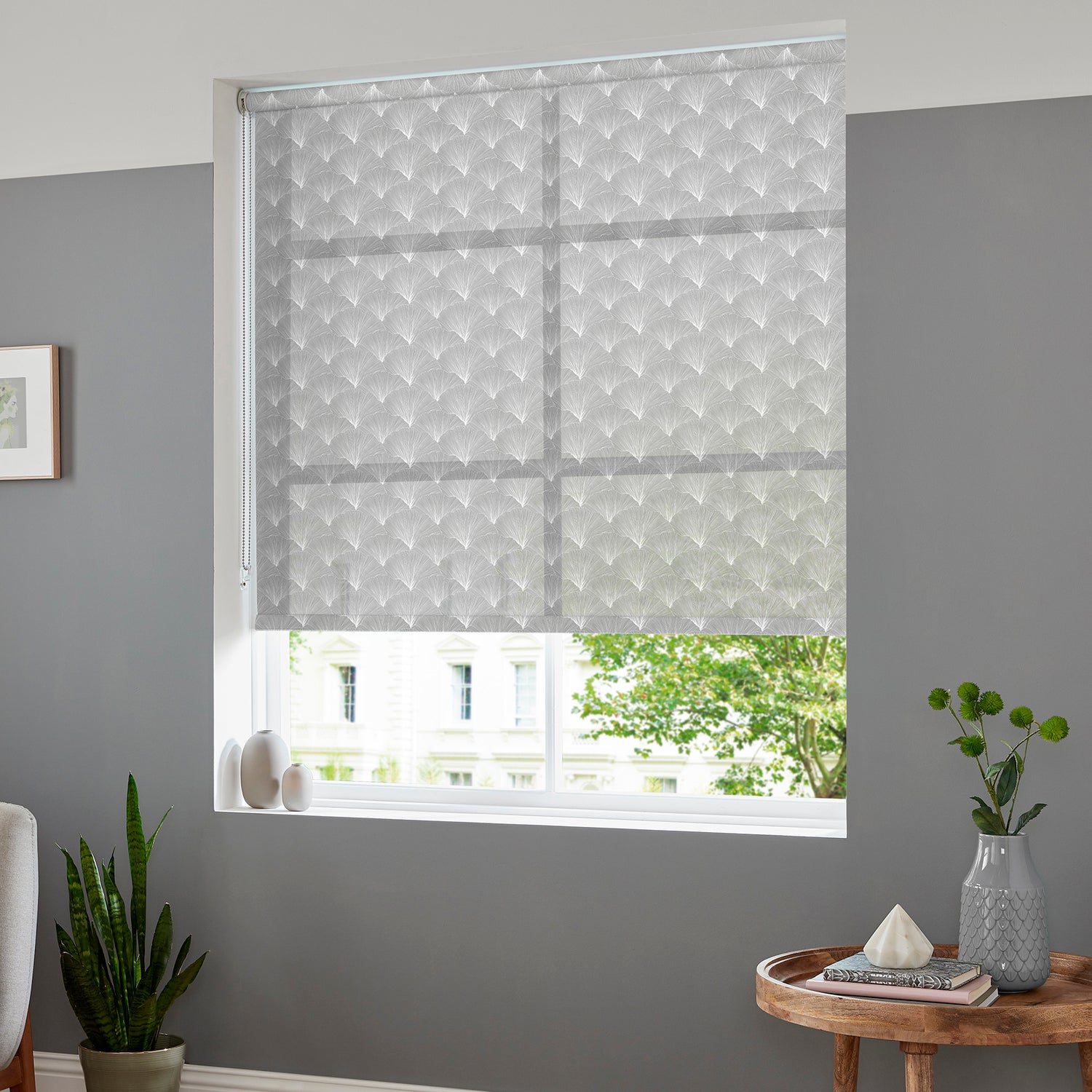 Testa Translucent Made to Measure Roller Blind Ash
