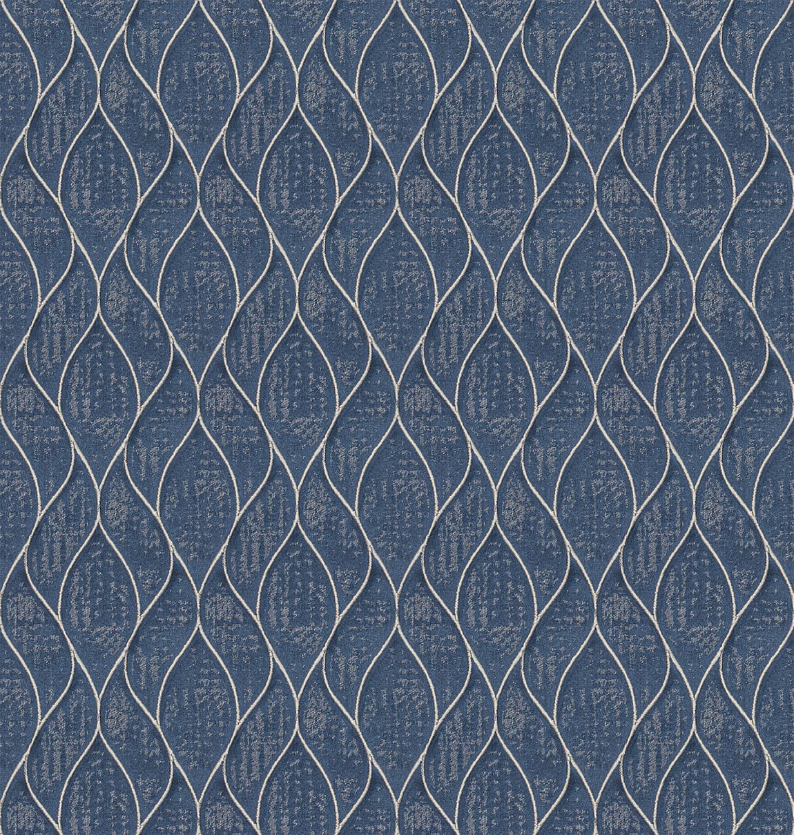 Nico Made to Measure Wave Curtain + FREE Track Indigo