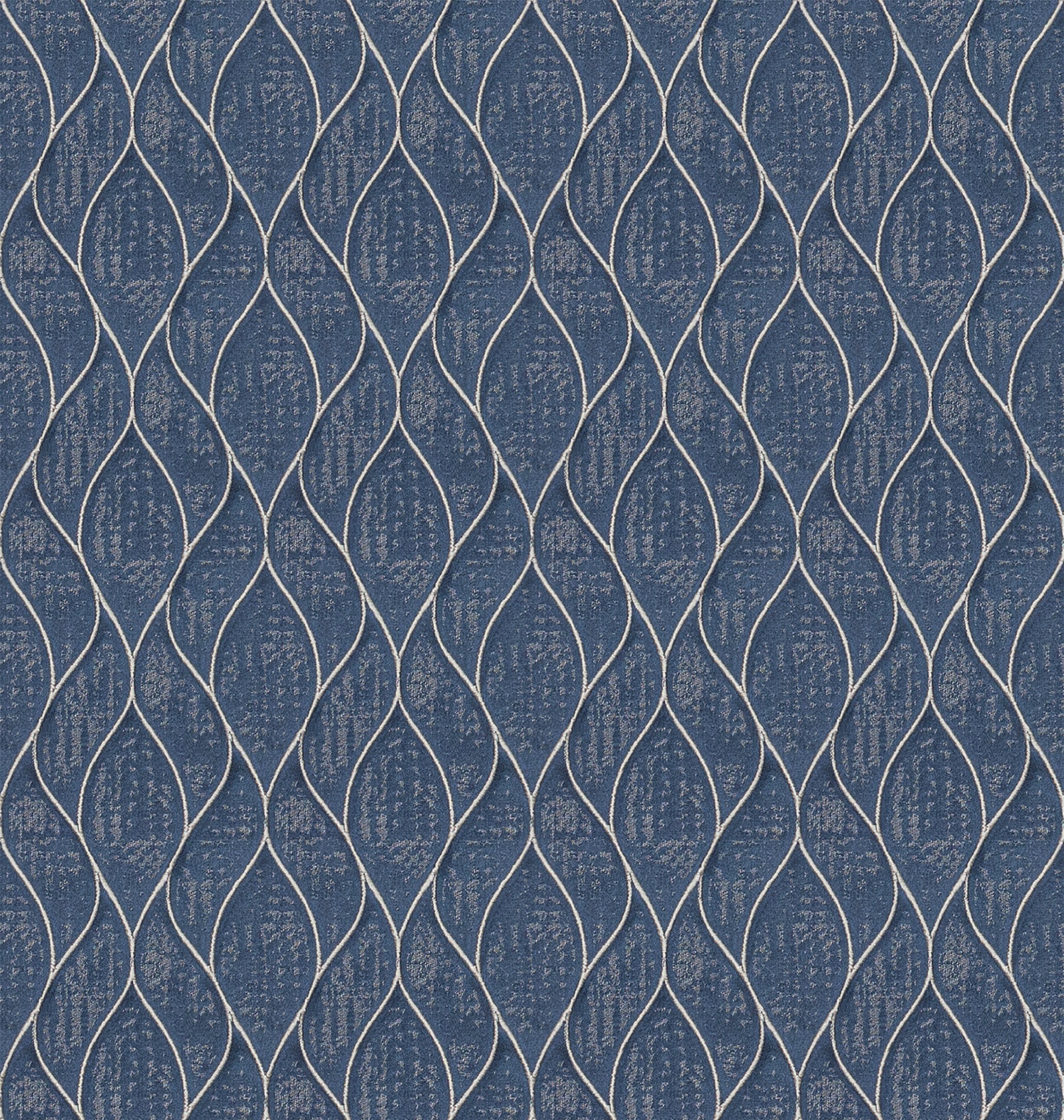 Nico Made to Measure Wave Curtain + FREE Track Indigo