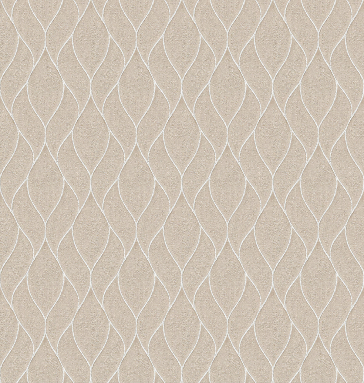 Nico Made to Measure Wave Curtain + FREE Track Taupe
