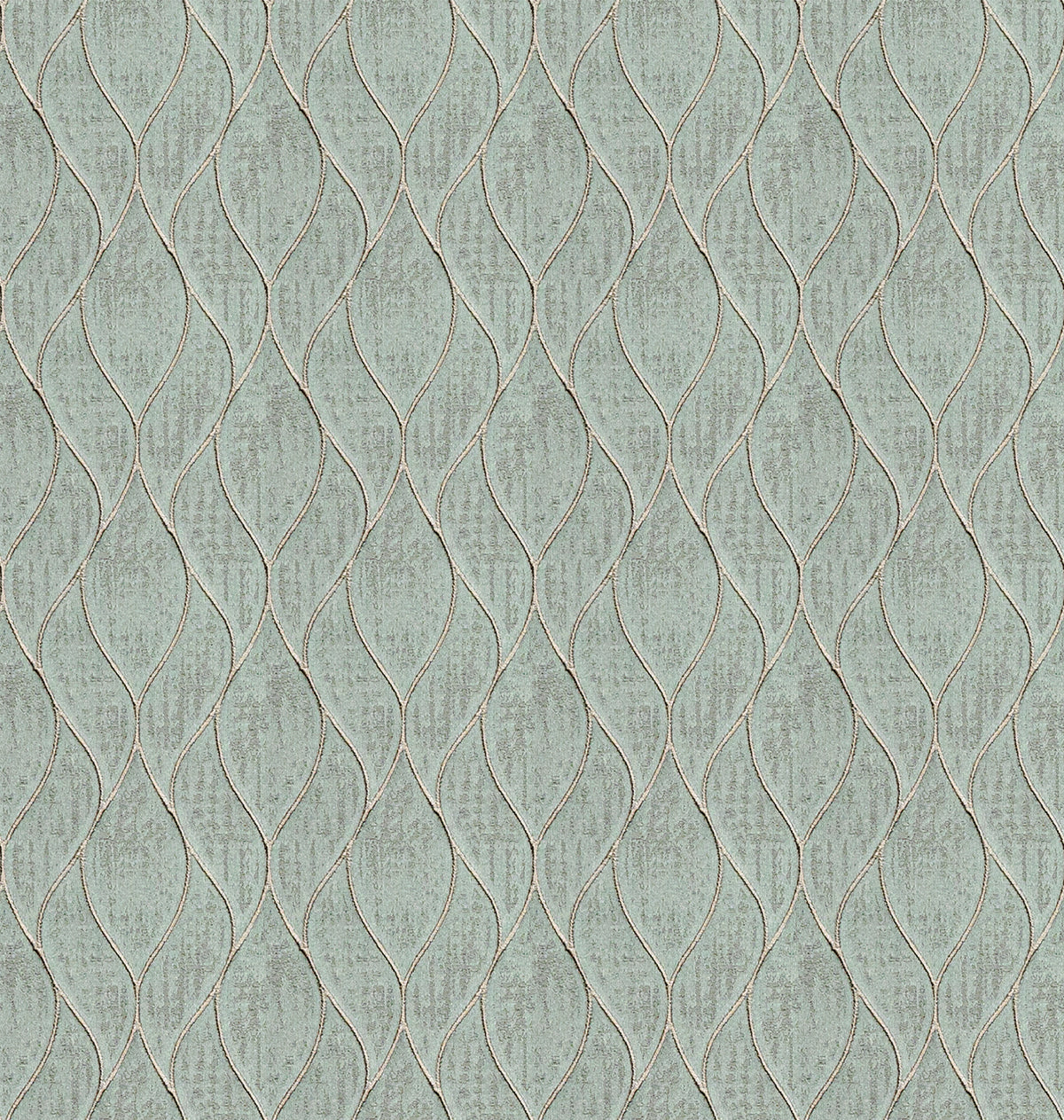 Nico Made to Measure Wave Curtain + FREE Track Seafoam