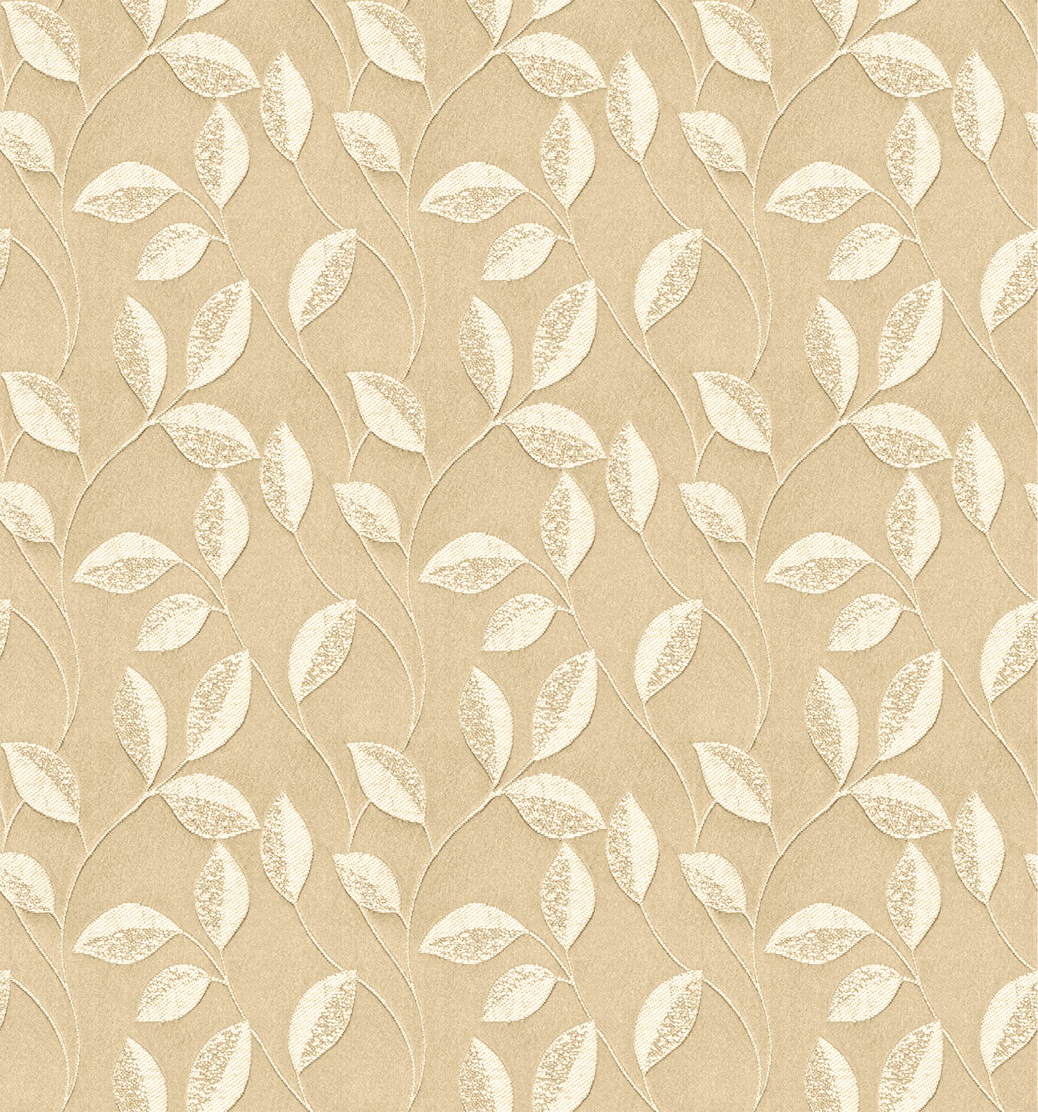 Leaf Vine Made to Measure Wave Curtain + FREE Track Gold