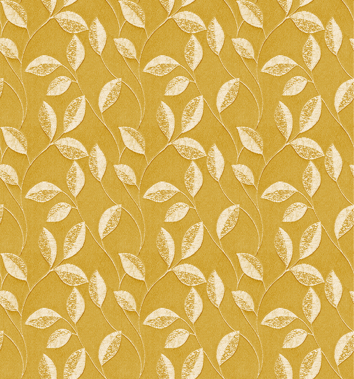 Leaf Vine Made to Measure Wave Curtain + FREE Track Sunflower