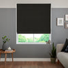 Fae Textured Plain Made To Measure Roman Blind Midnight