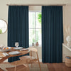 Fae Textured Plain Made To Measure Curtains Arctic