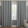 Jem Jacquard Stripe Made To Measure Curtains Navy