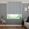 Jem Jacquard Stripe Made To Measure Roman Blind Navy