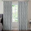 Grace Jacquard Sprig Made To Measure Curtains Navy