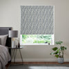 Grace Jacquard Sprig Made To Measure Roman Blind Navy