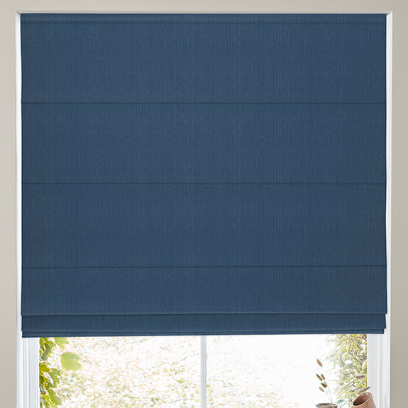 Lindy Shimmer Woven Made To Measure Roman Blind Denim
