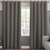 Nia Woven Stripe Made To Measure Curtains Shadow
