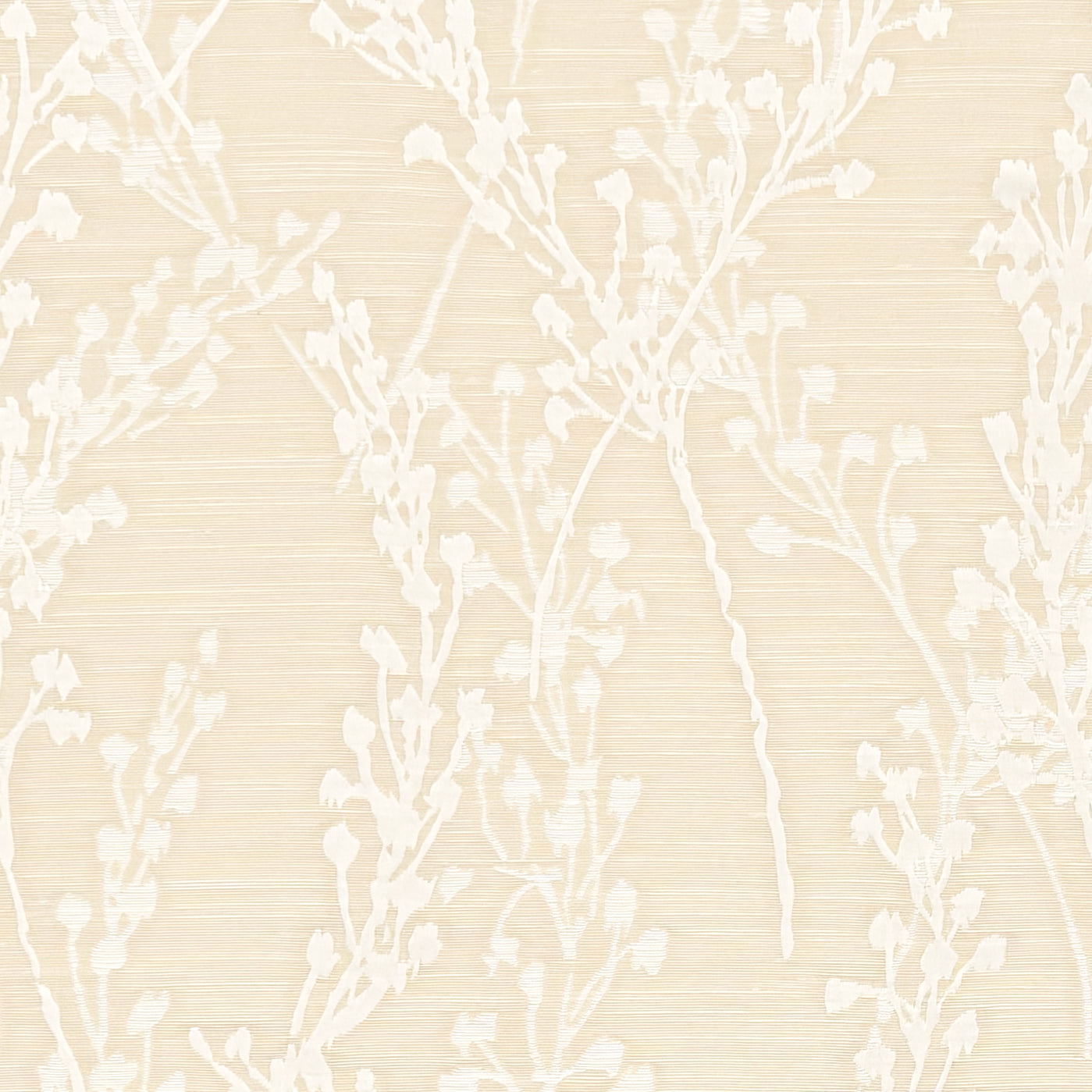 Grace Jacquard Sprig Made To Measure Roman Blind Snow