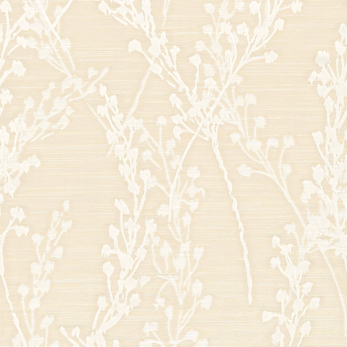 Grace Jacquard Sprig Made To Measure Roman Blind Snow