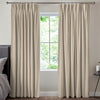 Jillian Soft Plain Made To Measure Curtains Linen