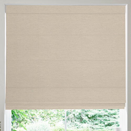Jillian Soft Plain Made To Measure Roman Blind Linen
