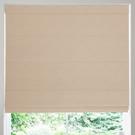 Arla Soft Texture Made To Measure Roman Blind Champagne