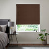 Fae Textured Plain Made To Measure Roman Blind Mahogany