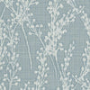 Grace Jacquard Sprig Made To Measure Curtains Smoky Blue