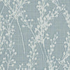 Grace Jacquard Floral Made To Measure Curtains + FREE Track - Wave Smoky Blue