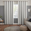 Manco Textured Stripe Made To Measure Curtains Cloud