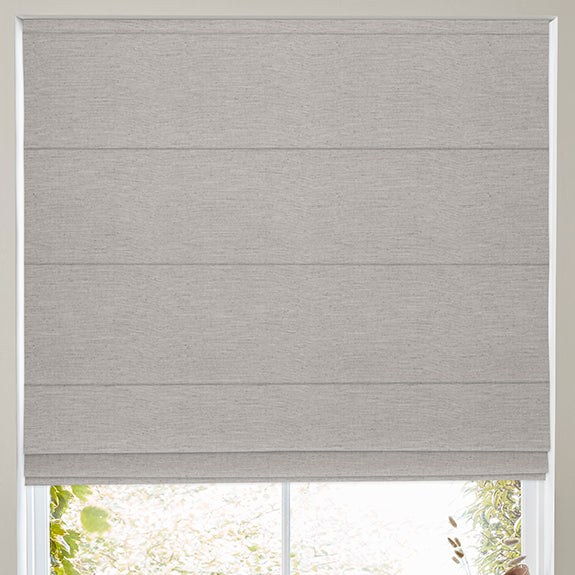 Jillian Soft Plain Made To Measure Roman Blind Cement