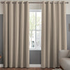 Manco Textured Stripe Made To Measure Curtains Putty
