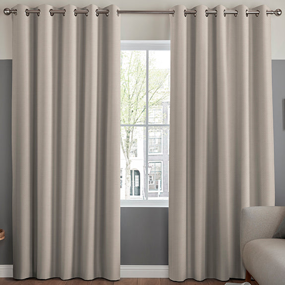 Arla Soft Texture Made To Measure Curtains Silver