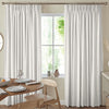 Manco Textured Stripe Made To Measure Curtains Bone
