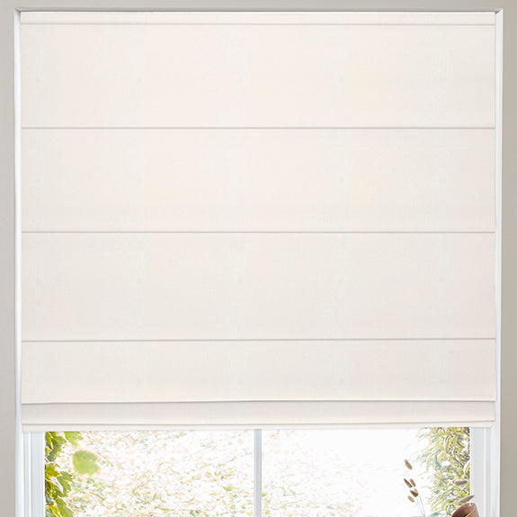 Manco Textured Stripe Made To Measure Roman Blind Bone