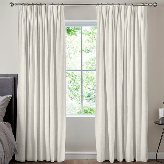 Grace Jacquard Sprig Made To Measure Curtains Frost