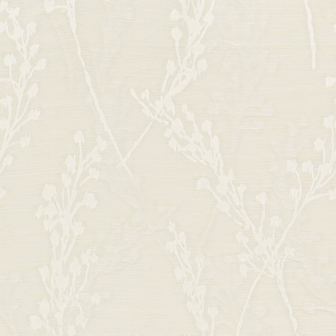 Grace Jacquard Floral Made To Measure Curtains + FREE Track - Wave Frost