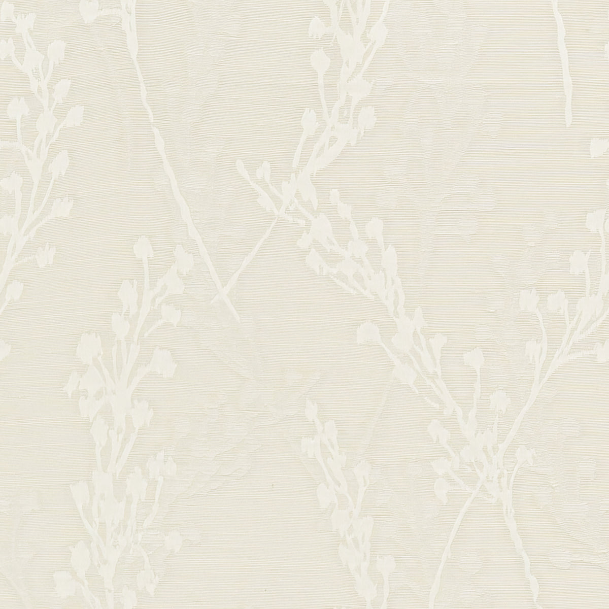 Grace Jacquard Sprig Made To Measure Roman Blind Frost