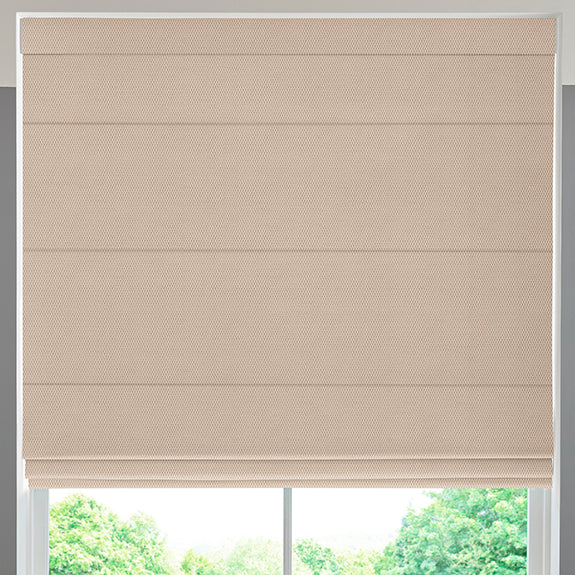 Arla Soft Texture Made To Measure Roman Blind Latte